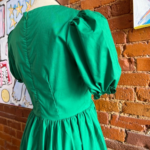 Lisa Says Gah! Emerald green Toganga Midi Dress size L, NWT - Picture 7 of 16